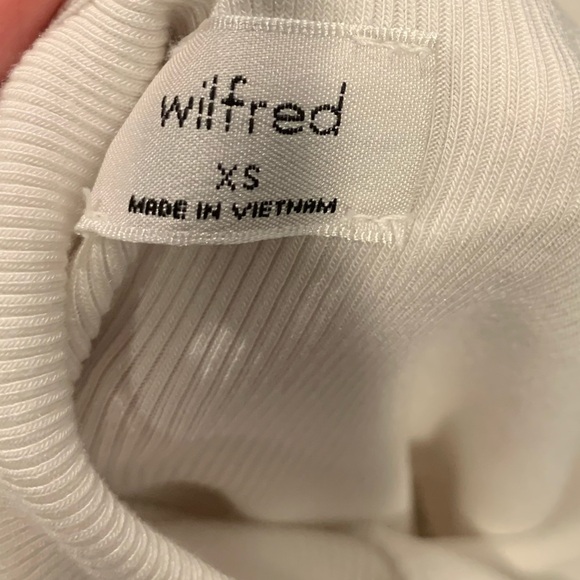 ARITZIA WILFRED Ribbed Ruffle Danette Bodysuit - Picture 3 of 5